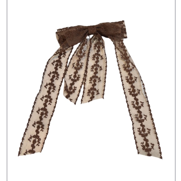 Free People Vera Lace Bow NWT - Picture 3 of 4